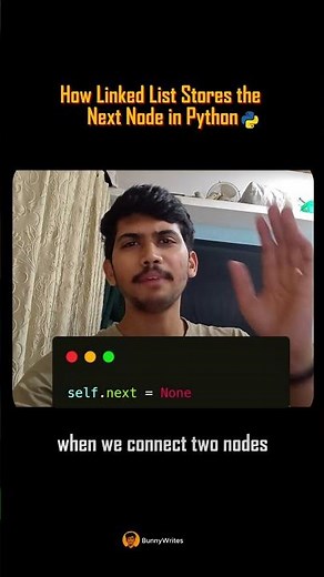 How Linked List Stores the Next Node in Python