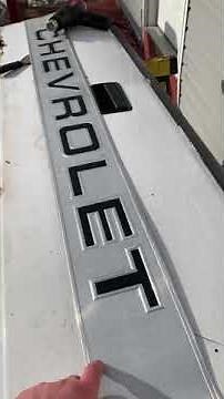 How to remove tailgate emblem from truck quick and easy