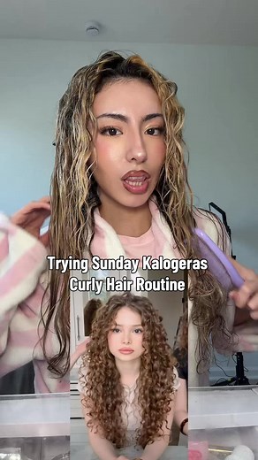 Sunday Kalogeras Curly Hair Routine: Step-by-Step Curls