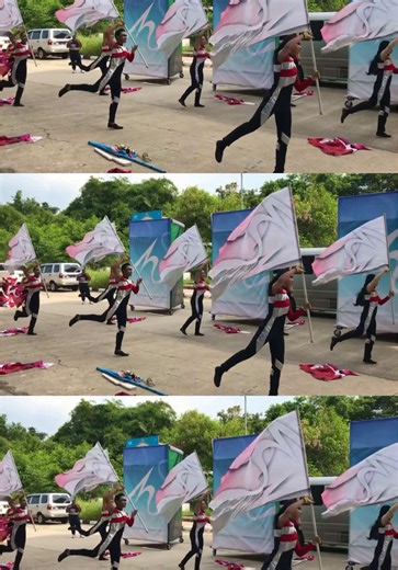 Premium Flags for Color Guard and Marching Band Performances
