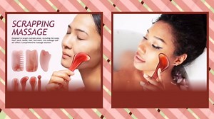 Ipetboom Resin Gua Sha Board Set – 7 Pack Scraping Massage Tools for Physical Therapy, Facial Care, Neck & Shoulder Relief, Includes Storage Pouch