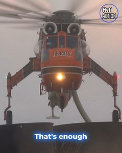 Sikorsky S-64E Skycrane for Firefighting refilling with water | Helicopters Action