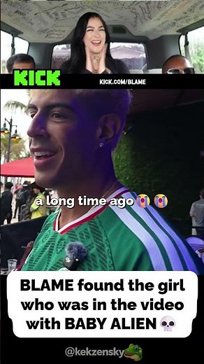 This streamer spotted the girl who was in the VAN movie with BABY ALIEN