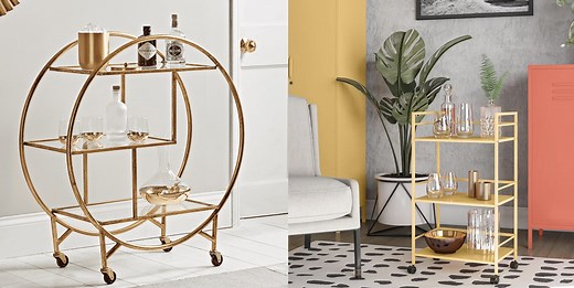 Enjoy your favourite tipples at home with these drinks trolleys