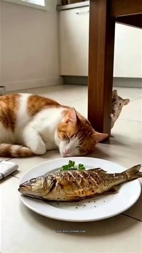 Teach her a lesson kitty 🤣 #funny #cat #shorts