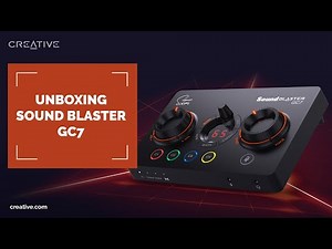 Sound Blaster GC7 USB DAC Unboxing