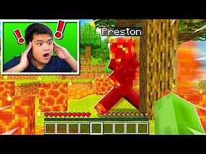 I Found PRESTONPLAYZ in My MINECRAFT WORLD!