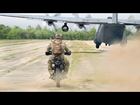 U.S. Air Force Rapid Response Team Lands Massive C-130 in the Middle of Nowhere