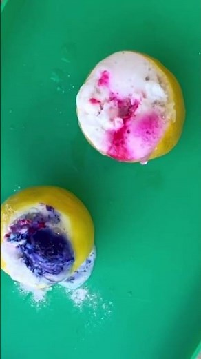 Lemon Volcano Science Experiment