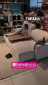 ¿Por qué elegir el sofá extraíble motorizado Paradis? 🛋 Ocupa menos espacio en tu salón: Paradis es un sofá extraíble con fondo reducido, ideal para salones donde cada centímetro cuenta. Cerrado, su fondo es de solo 99 cm, frente a los 110 cm habituales en otros modelos del mercado. 📏 Más sentada, menos volumen: Cuando se despliega, su mecanismo motorizado amplía la zona de asiento hasta 110 cm, mientras que la mayoría de los sofás extraíbles alcanzan solo 90 cm. Más espacio para estirarte, tu