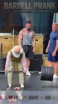 Cleaner Anatoly Pretends to Be an Old Man in the Gym #gym #prank #trolllife #funny #bodybuilding