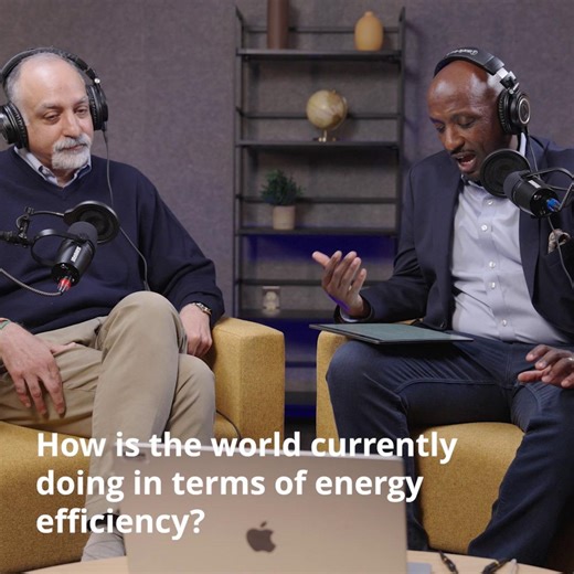 2/3 of energy is wasted globally. That amounts to 5% of global GDP. At the same time, demand for energy continues to soar, so we need to go from loss to opportunity. What does it take to make the world 𝐦𝐨𝐫𝐞 𝐞𝐧𝐞𝐫𝐠𝐲 𝐞𝐟𝐟𝐢𝐜𝐢𝐞𝐧𝐭? Listen now to the Development Podcast: http://wrld.bg/JvOR50WYn8H | World Bank