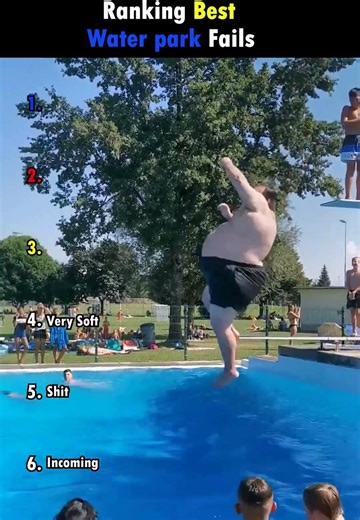 Ranking Best Water Park Fail Moments #fail #funnycomedy
