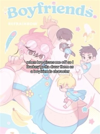 Creative Drawing of Friends as Boyfriend Characters