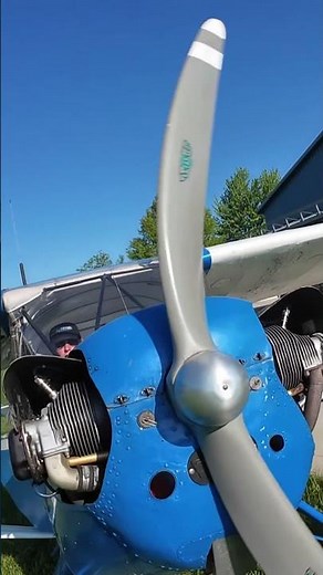 Starting A Taylorcraft Airplane By Hand