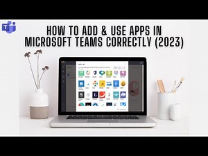 How To Add & Use Apps In Microsoft Teams ✅