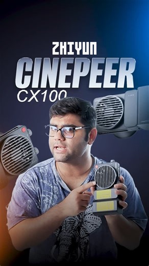ASHU GANDHI on Instagram: "Meet the ZHIYUN CINEPEER CX100 – 100W of Power, Built to Perform 💡 Take your content creation to the next level with the CX100 LED Video Light – the ultimate tool for filmmaking, live streaming, studio shoots, and more. 🔥 ⚡ 100W COB Output – Professional-grade brightness up to 3840 Lux 🔋 Built-in 4500mAh Battery + PD Fast Charging – Create without limits 🎛️ Bi-Color Temp (2700K–6500K) – Perfect lighting for any scene 🌈 High CRI ≈96 & TLCI ≈97 – Capture true-to-lif