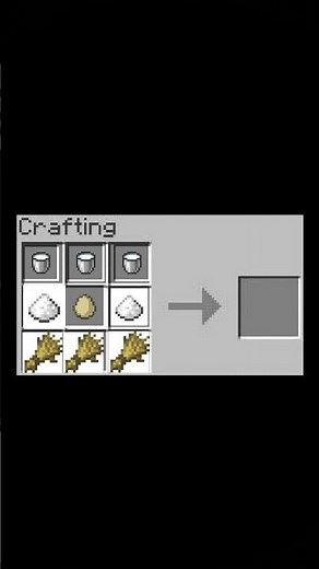 How to Craft a CAKE in Minecraft! 🎂 Day 21 Crafting Recipe #shorts #minecraft