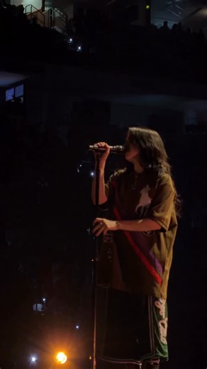 BILLIE EILISH HOME on Instagram: "Billie covering “I Fall in Love Too Easily” at HIT ME HARD AND SOFT: THE TOUR in Raleigh, NC"