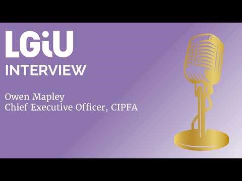 Interview with Owen Mapley, Chief Executive of CIPFA