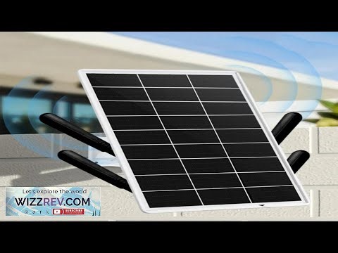 Solar Panel Powered 4G LTE WiFi Router 15W 25600mAh 4G LTE Modem