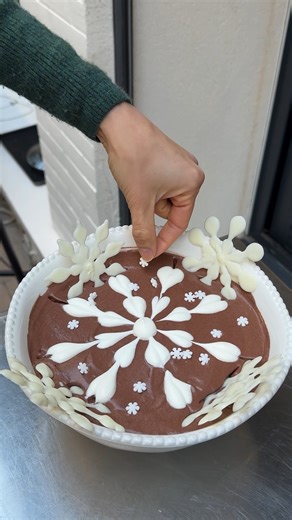 Mousse choco vanille flocon de neige ! Pour réchauffer le coeur pendant l'hiver❄😋 | Chefclub