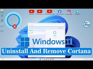 ✅ How To Uninstall Cortana in Windows 11 | Permanently Disable And Remove