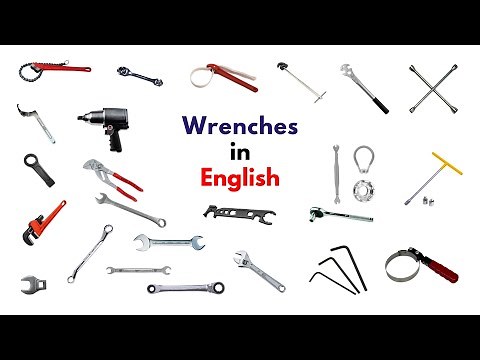 Types of Wrenches in English | Learn Tool Names with Pictures and Pronunciation #WrenchNames