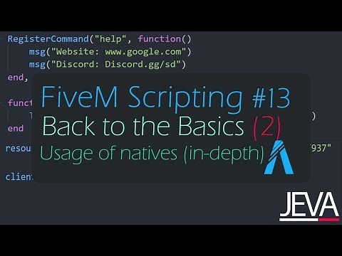 FiveM Scripting 13 - Using FiveM Natives | Back to the Basics (2)