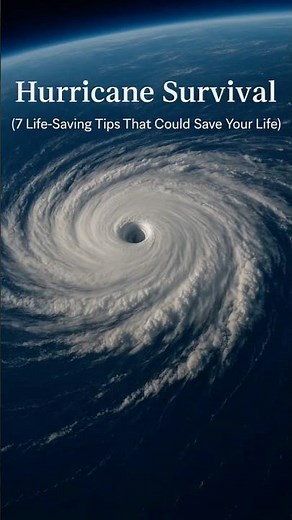 Hurricane/Cyclones/Typhoons Survival Tips: 7 Essential Ways to Stay Safe🌪️! #survival #safety