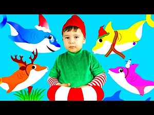 Baby Shark Christmas Song for Kids | Sing & Dance with Santa Shark by MUSIKI