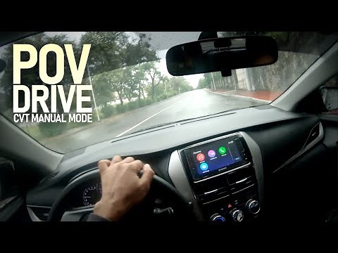 2020 Toyota Vios XLE CVT POV Manual Mode Drive Impressions