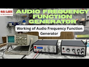 Working of AUDIO FREQUENCY FUNCTION GENERATOR | Omlabs #physics #polytech #iti