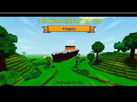 Block craft 3D( let's build a titanic 🚢)