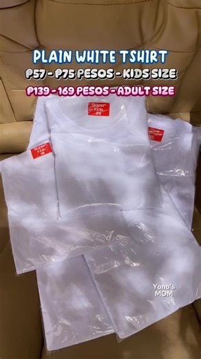 Affordable Plain White T-Shirts for School Uniforms
