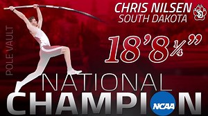 13K views · 579 reactions | BREAKING: Freshman Chris Nilsen clears 18-8¼ to capture the national championship in the pole vault! Congratulations, Chris! #GoYotes #FeaRED | South Dakota Coyotes | Facebook