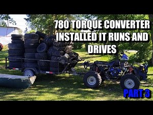 420cc Powered Polaris sportsman ATV 4x4 780 torque converter install Part 3
