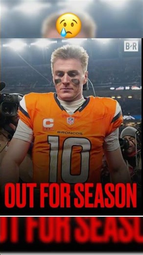 Bo Nix Out For Season 😰 #football #nfl #fyp #funny #relatable #watch #makethisgoviral #viralshort