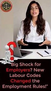 Big Shock for Employers? New Labour Codes Changed the Employment Rules! #labourlaws|#newlabourcodes