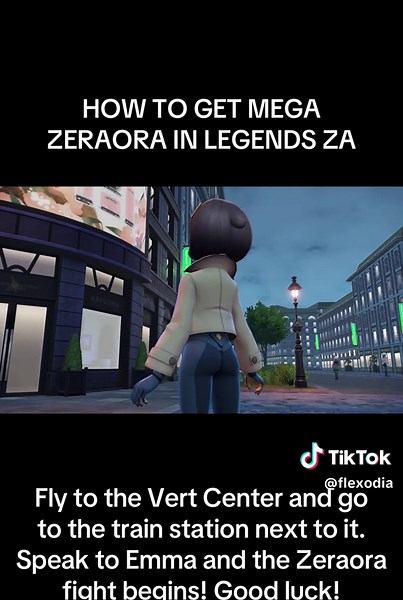 Quick tutorial/guide on how to get Mega Zeraora! He’s a tricky one so hopefully this helps! #pokemonlegends #pokemonlegendsza