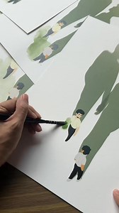 281K views · 5.1K reactions | See you @ Art in the Park! Limited Prints with Watercolor and Colored Pencil Embellishments ✏️Available this Sunday @ Art in the Park under Komiket | Sari Sari Story | Facebook