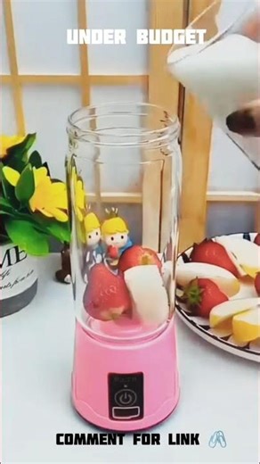 mini usb rechargeable portable juicer mixer 🫡 #juicer #trending #products #mesho #fypシ