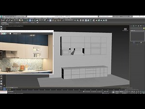3dsmaxtutorials, Tutorial on 3D Modeling a Stylish Kitchen Cabinet in 3dsmax ( Part 1)
