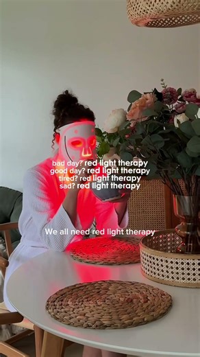 We think you might need some red light therapy today...👀