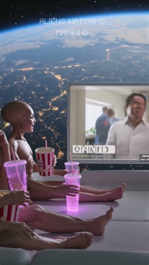 Aliens watching mankind - Wenn Aliens Menschen beobachten...