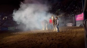 26K views · 1.6K reactions | Forest and Denver was in the opening at NWSS Rodeo #fyp #foryoupage #fypviral #viralshorts #trending #trendingreels #reelstrending #reelsviral #horses #horsesoftiktok #clydesdale #earthshakers #familybusiness #majestic #liveyourbestlife #poweredbydolanram | Broken Spoke Clydesdale's | Facebook