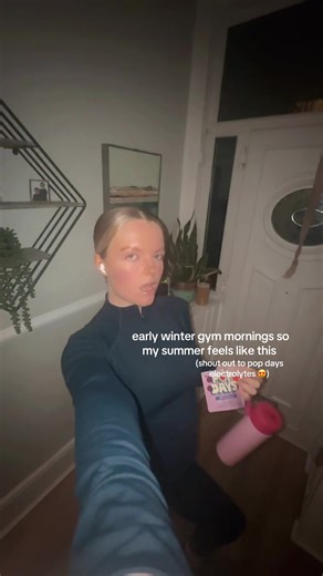 Early gym mornings @popdays loving these electrolytes 😍 #foryou #fyp #foryoupage #gym #2026
