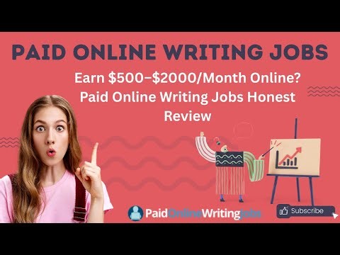 Earn $500–$2000/Month Online? | Paid Online Writing Jobs Review