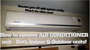 How To Remove AC Indoor Unit From Wall? | We Home Deco