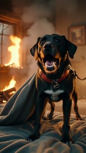 Hero Dog Saves Sleeping Owner from House Fire 🐶🔥 | Incredible True Loyalty